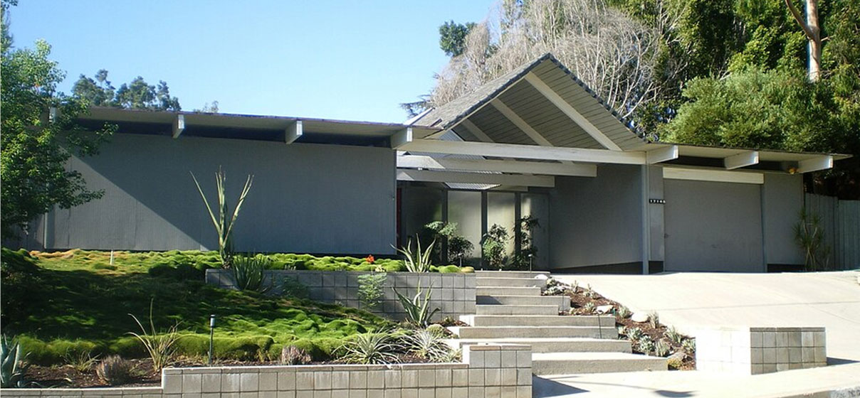Mid-century style home in Granada Hills